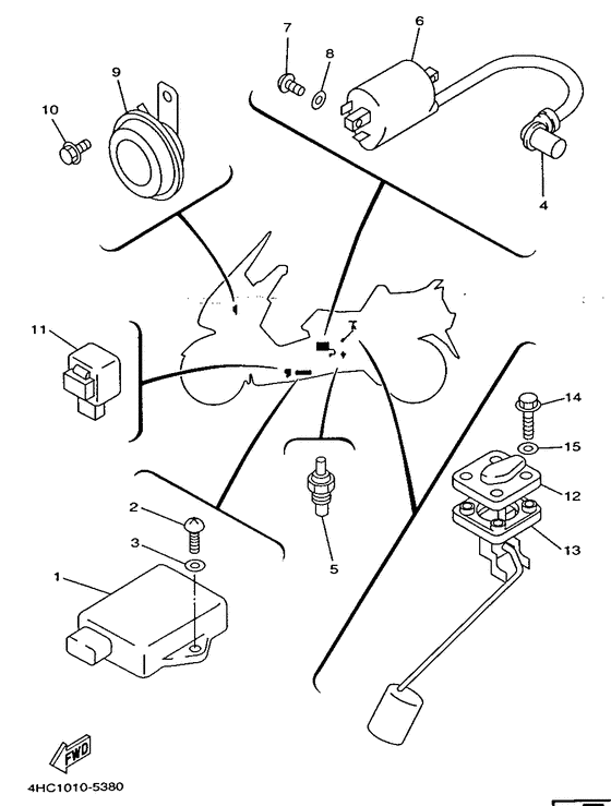 YP250 Электрика 2