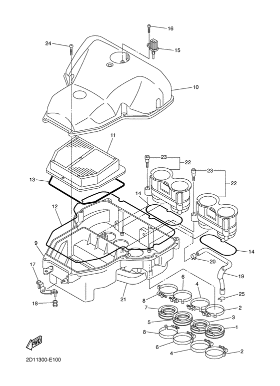 FZ1-S Впускная система