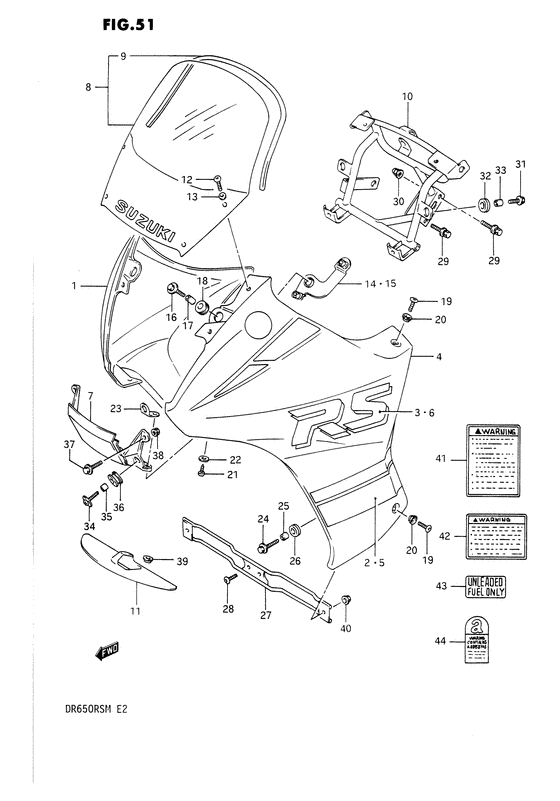 Cowling - label