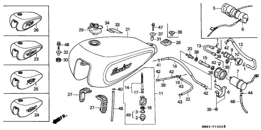 Fuel tank/fuel pump