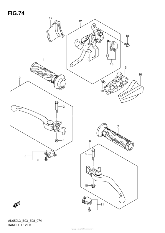 Handle Lever (An650L3 E33)