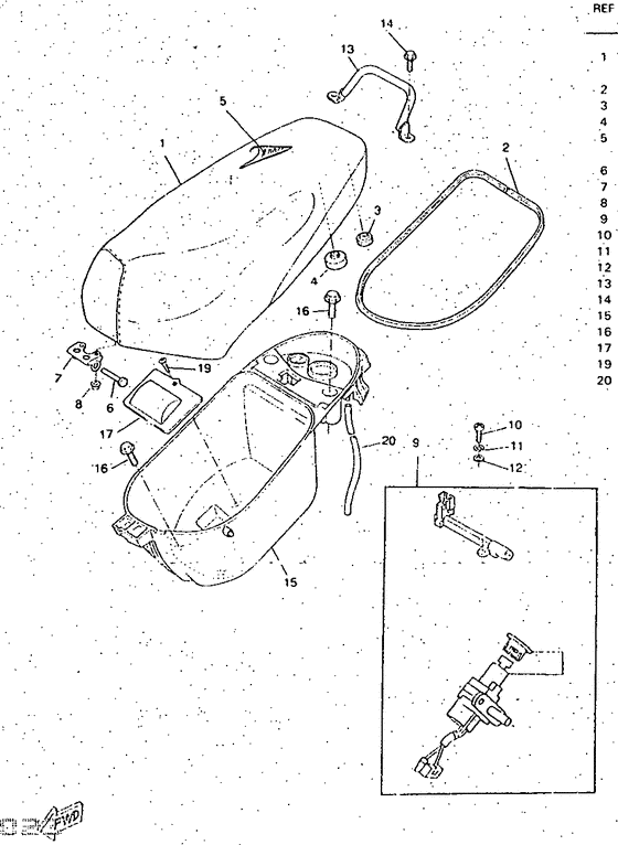 CW50RS Seat. carrier