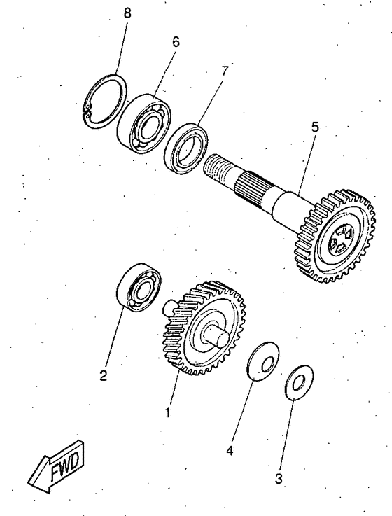 YQ50 Трансмиссия