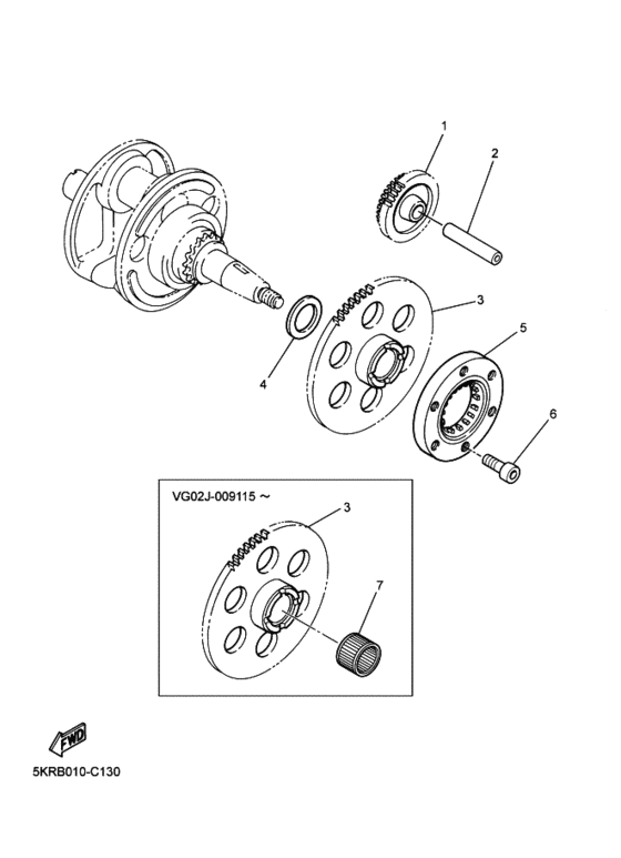 Starter clutch outer assy