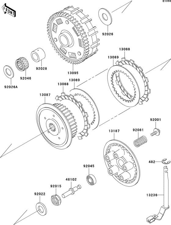 VN800 Сцепление