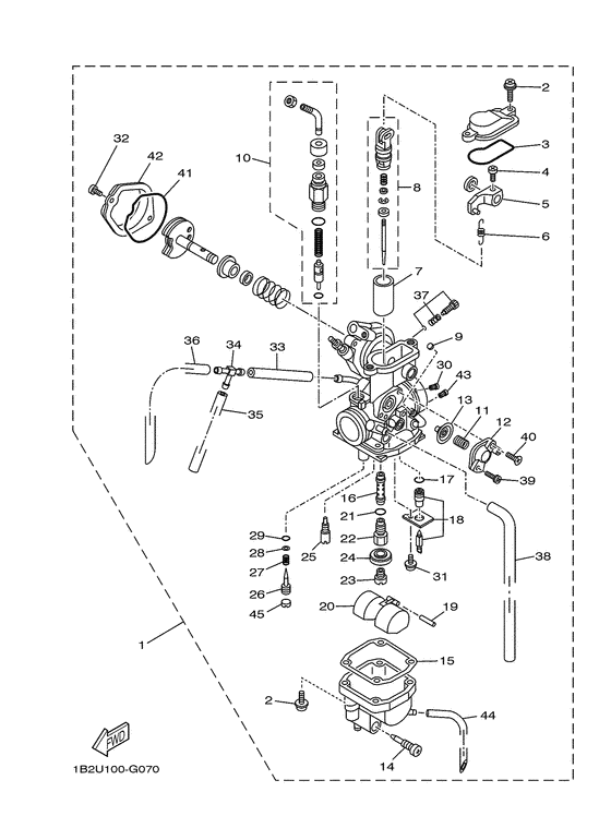 TTR125L Карбюратор