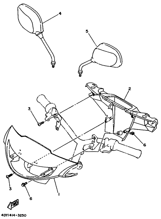 YA50TA Обтекатель 1