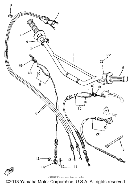 Handlebar-cable