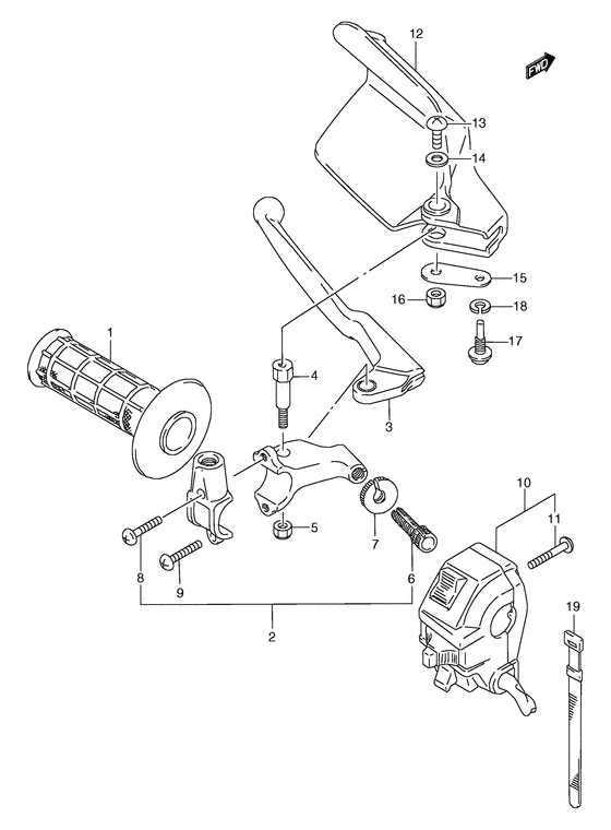 Left handle switch
