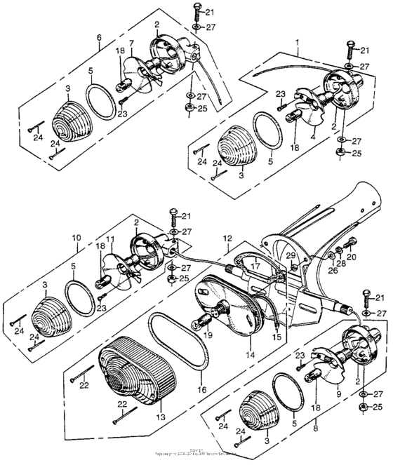 Ca175 turn signal + taillight