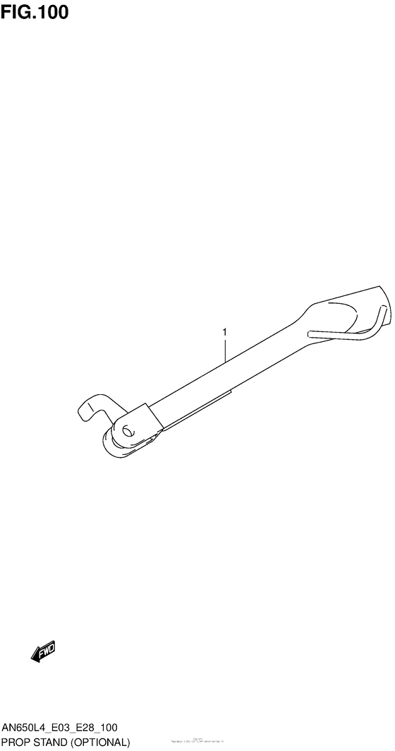 AN650 Prop Stand (Optional)