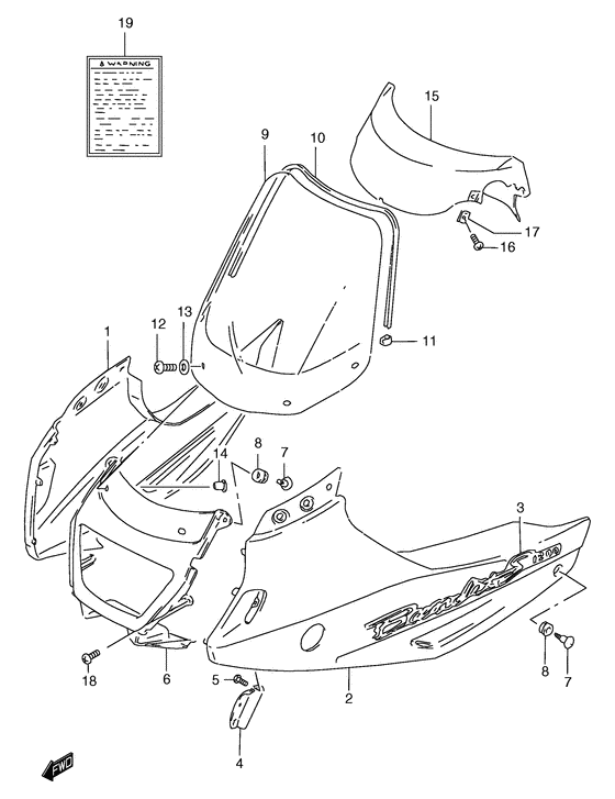 Cowling body