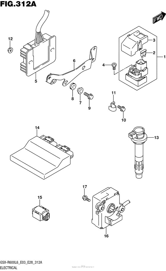 Electrical (Gsx-R600L6 E03)