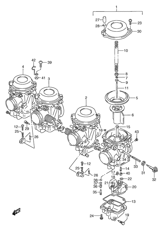 Carburetor assy