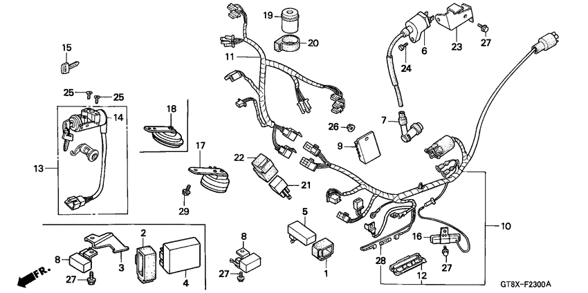 Wire harness/ ignition coil