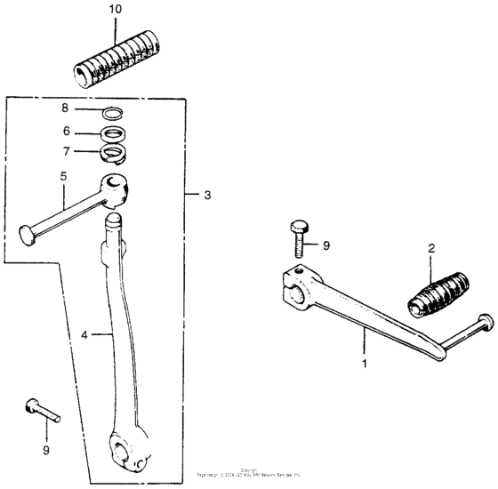 Change pedal + kick arm