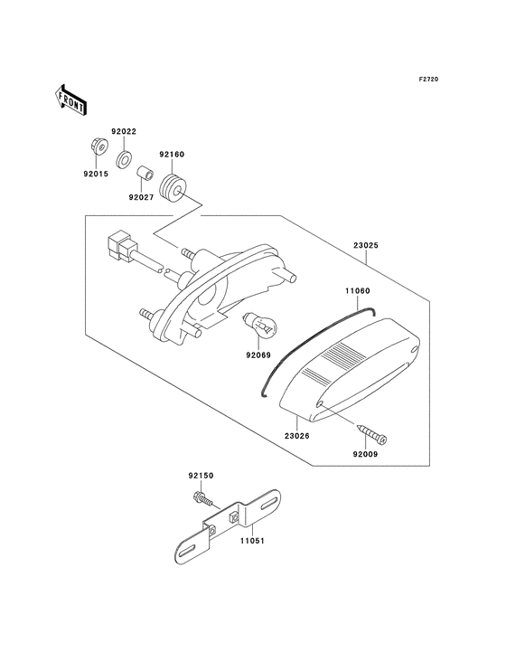 Taillight unit ass`y