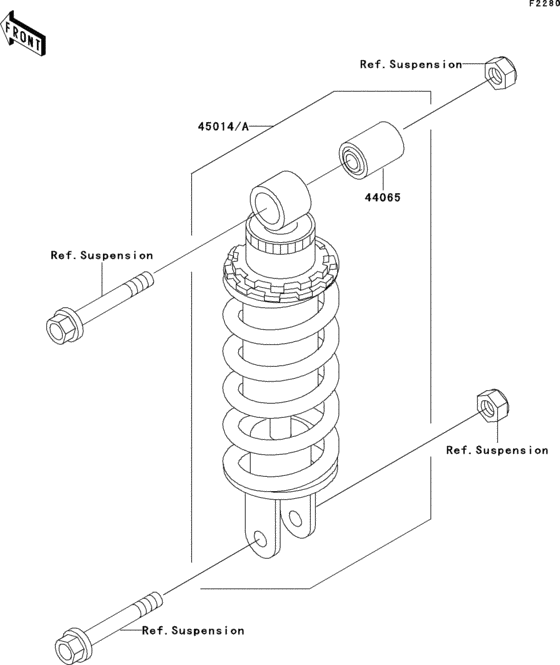 ZX600 Амортизатор