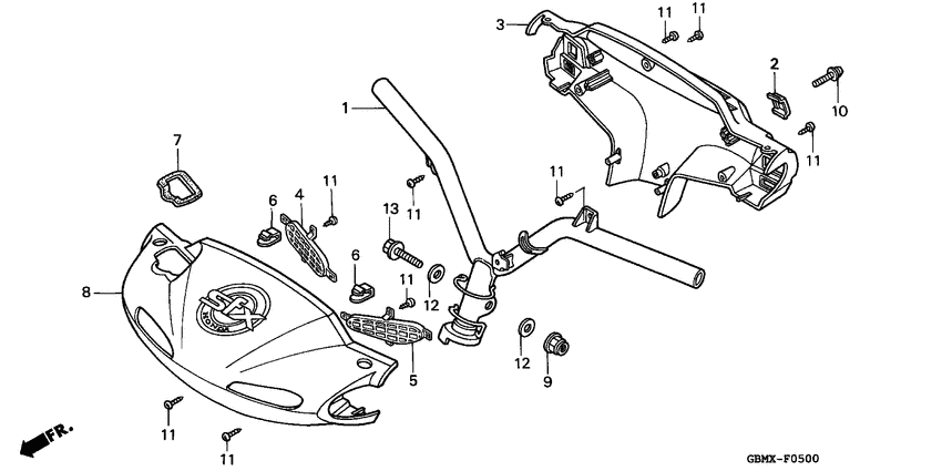 Steering handle/ handle cover