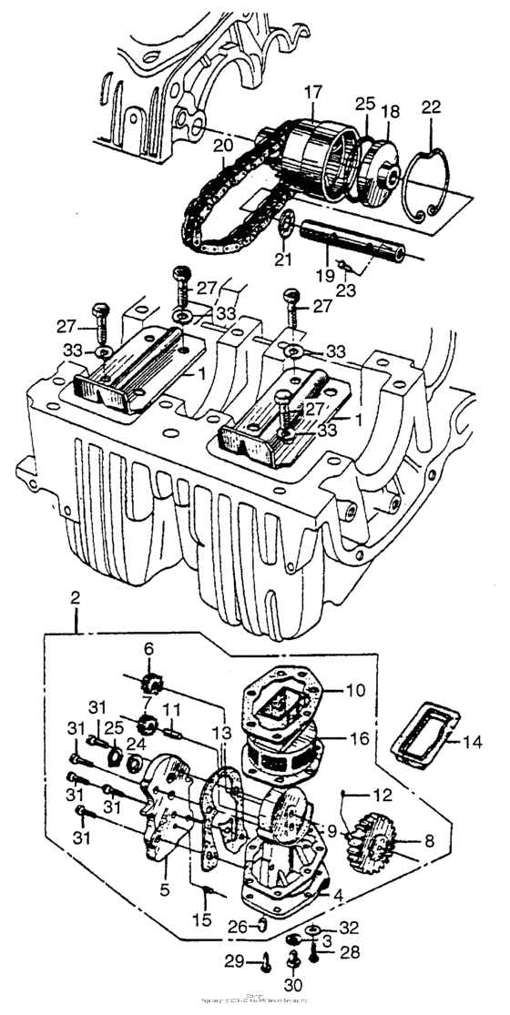 Oil pump + oil filter