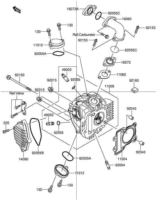 FD112 Головка цилиндров