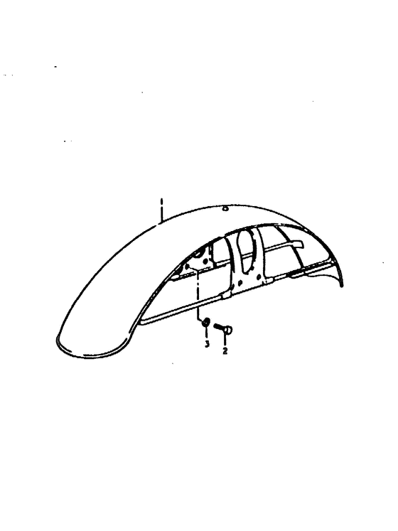 TS125 Переднее крыло