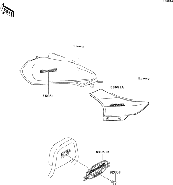 BN125 Decals(ebony)(bn125-a1)