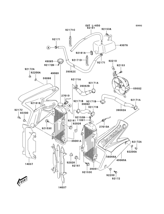 Radiator(klx400-a1)