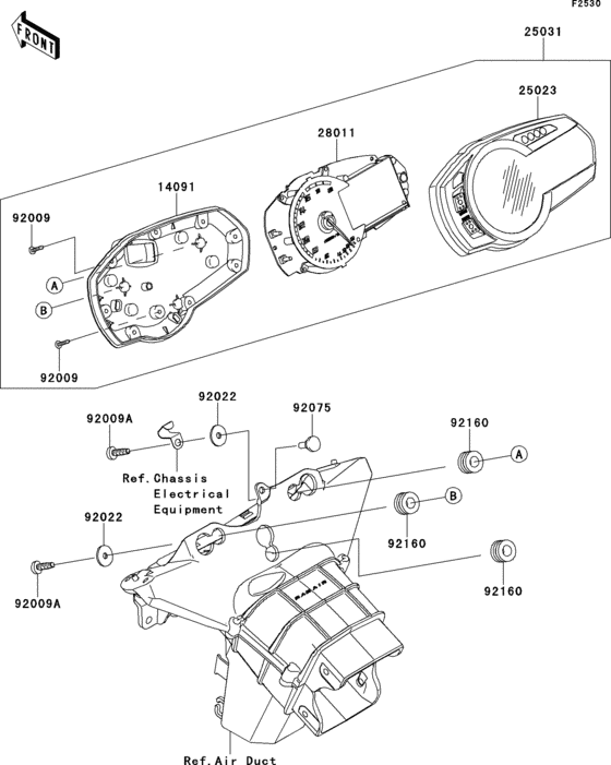 ZX600 Приборы