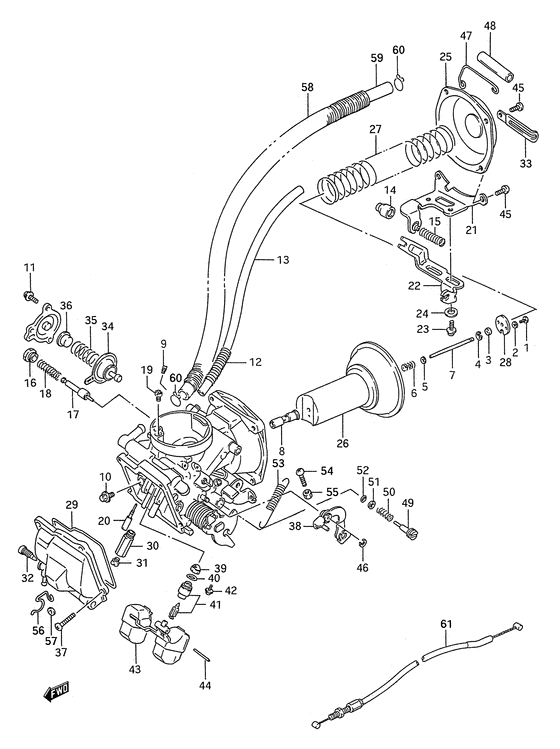 Carburetor assy