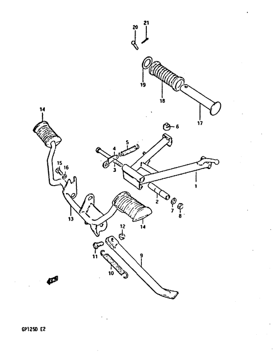 Stand - footrest
