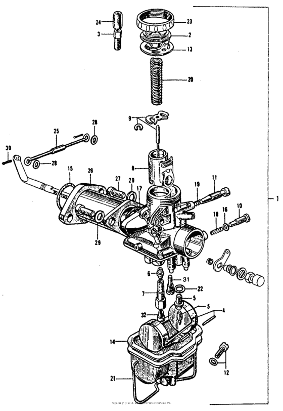 Cb/cl160right carburetor