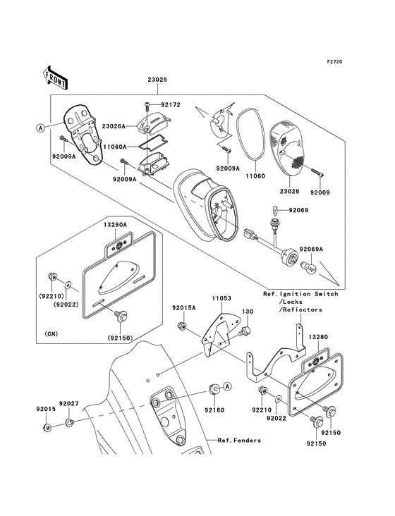 Taillight unit ass`y