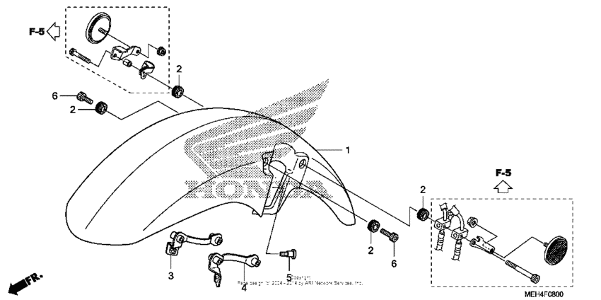 NSA700 Переднее крыло