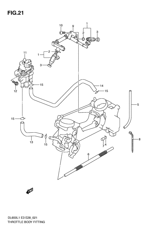 Throttle body fitting