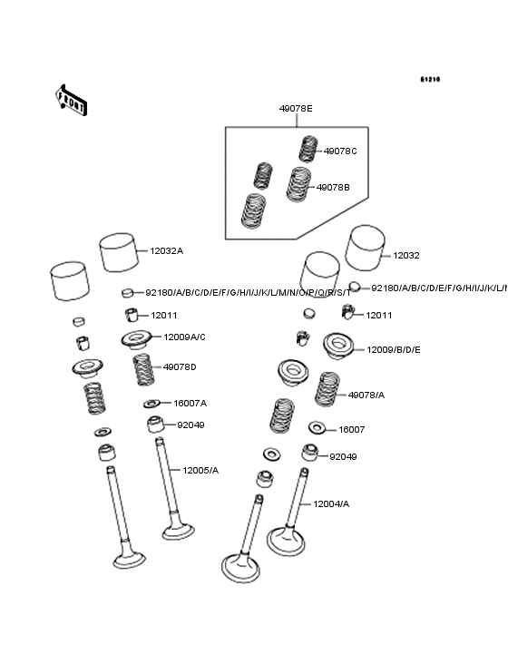 Rocker arms/valves