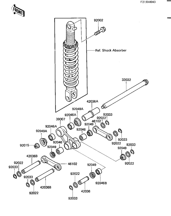 KL600 Задняя подвеска