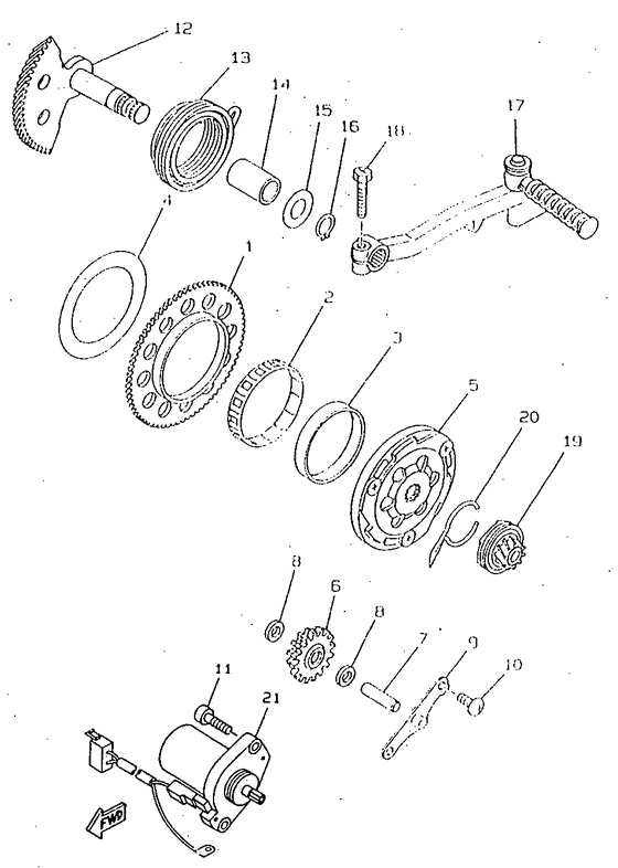 CW50RSX Стартер