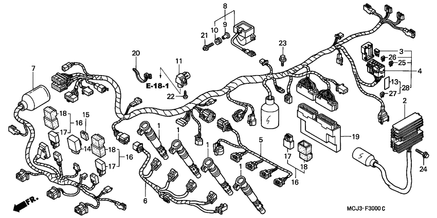 Harness wire