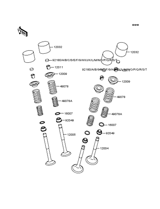 Rocker arms/valves