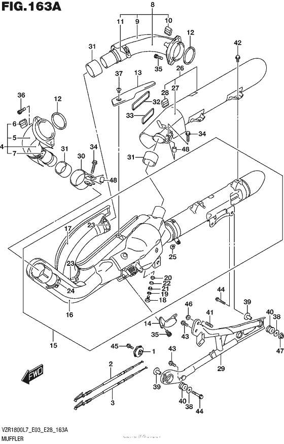 Muffler (Vzr1800L7 E28)