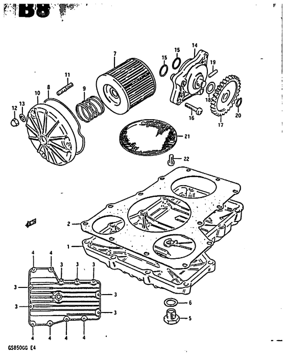 Oil pump - oil filter