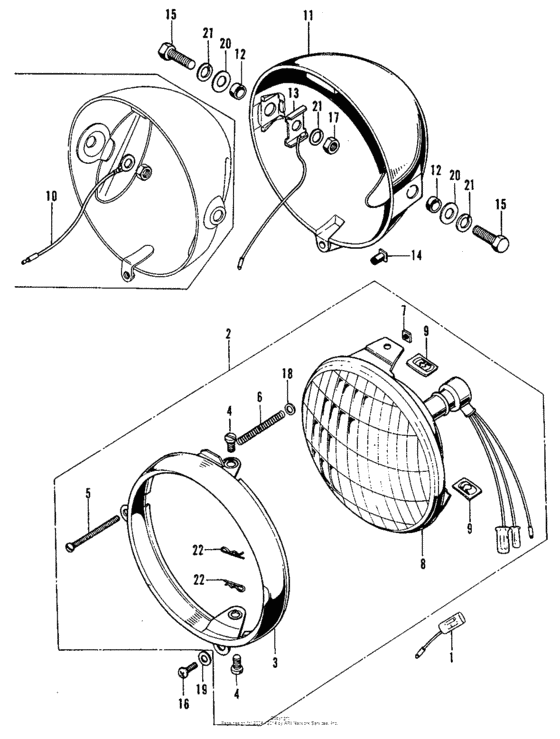 Headlight + headlight case