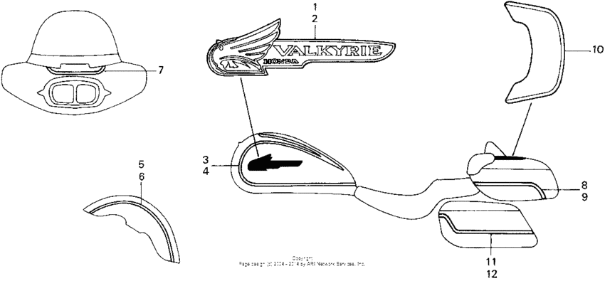 GL1500CF Stripe + mark