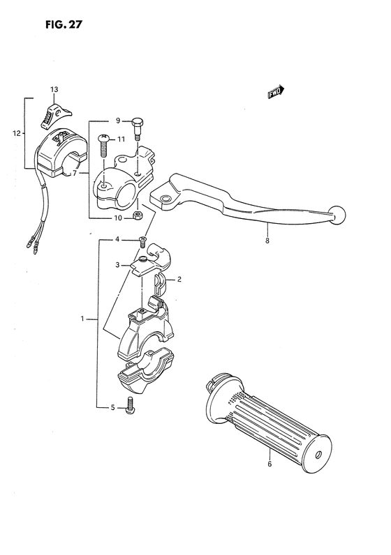 Right handle switch