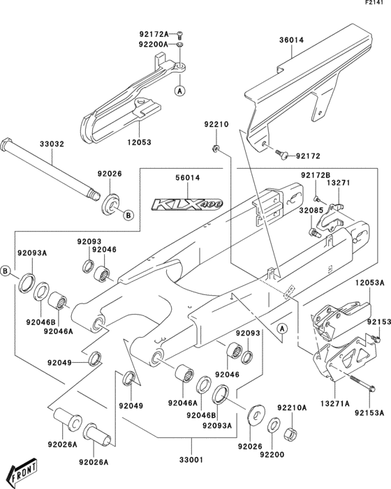  Swingarm(klx400-a1)