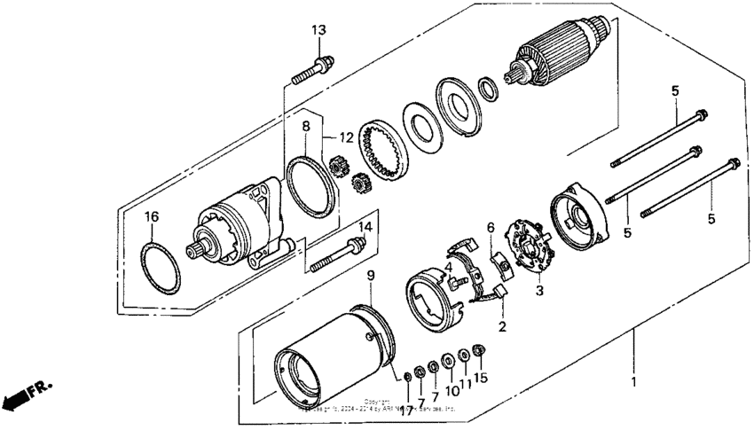GL1500C Стартер