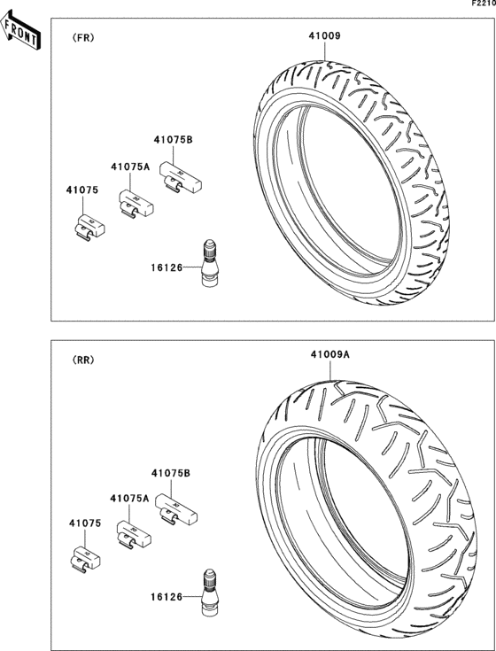 ZX600 Покрышки