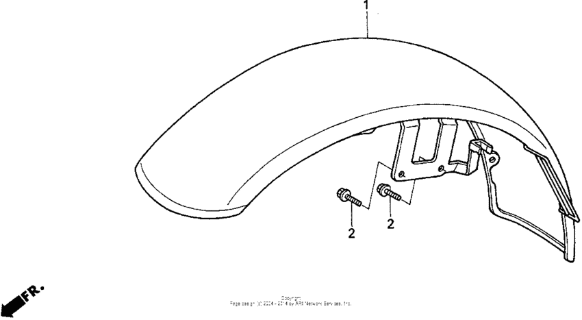 VT600CD2 Переднее крыло