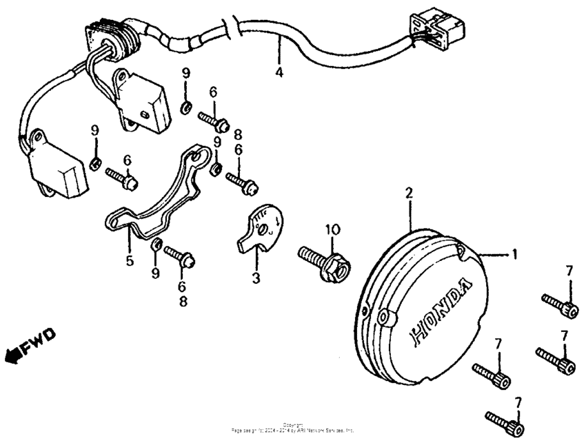 Pulse generator + left crankcase cover